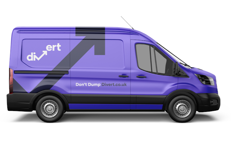 divert purple waste vans - one off collection