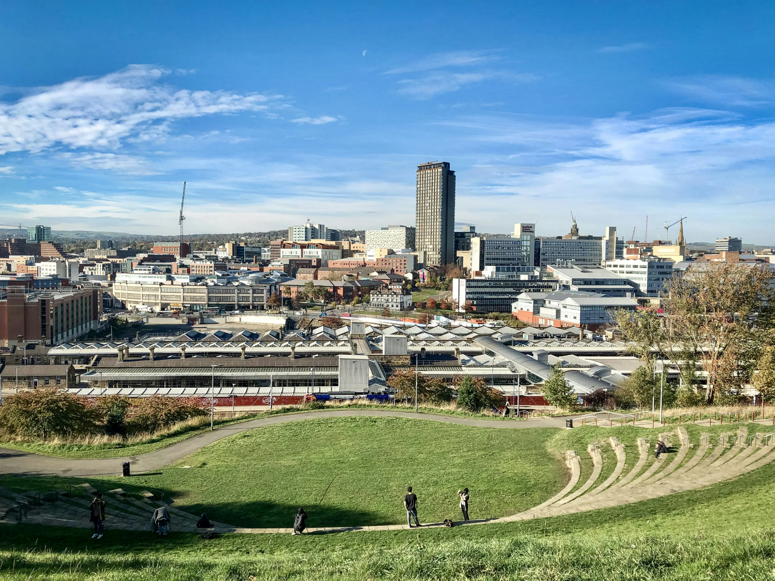 Sheffield city centre.