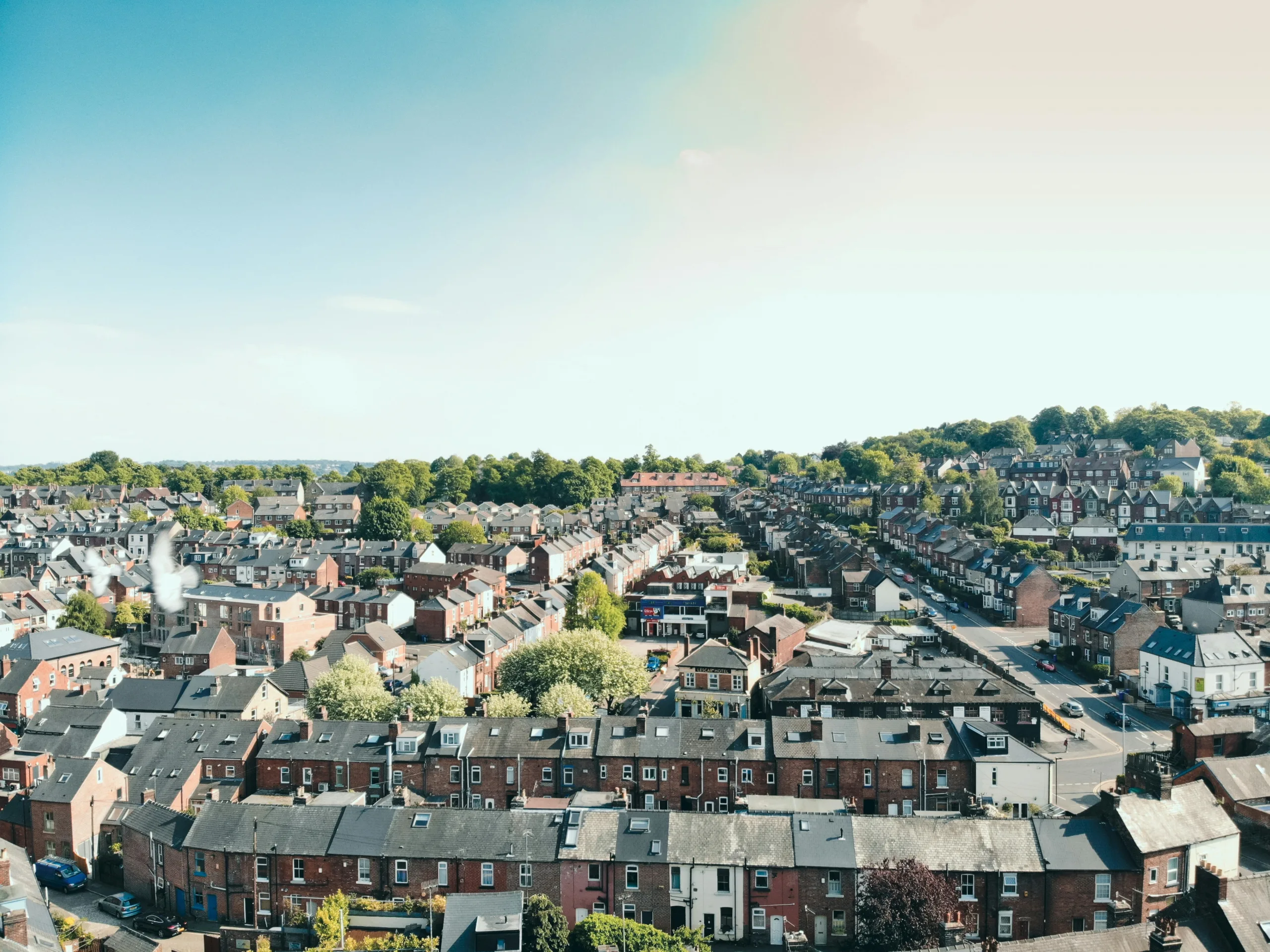 Sheffield houses in South Yorkshire.
